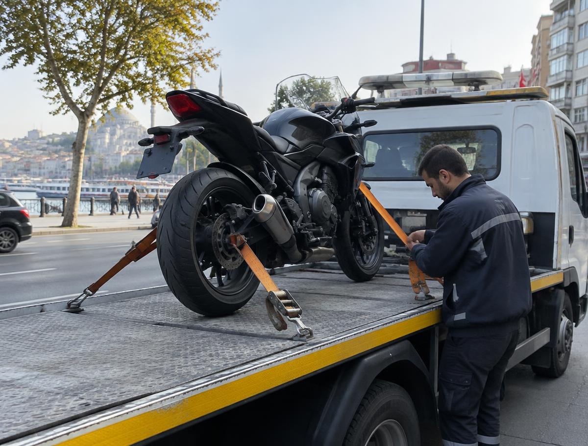 Motosiklet Taşıma için çekici ve taşıma ekipmanı
